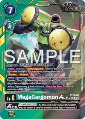 MegaGargomon Ace - ST17-08 - SR - Foil (Advanced Deck Set Double Typhoon Secret Pack)