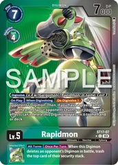 Rapidmon - ST17-07 - C - Foil (Advanced Deck Set Double Typhoon Secret Pack)