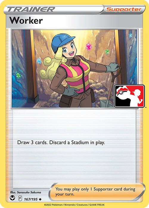 Worker - 167/195 - Uncommon - Holo