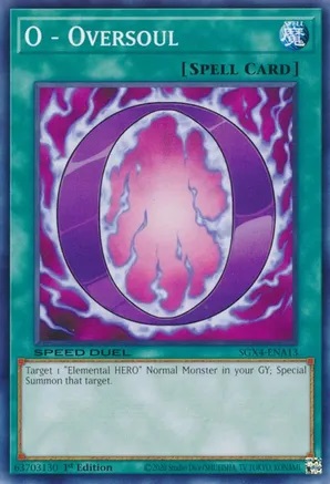 O - Oversoul - SGX4-ENA13 - Common - 1st Edition