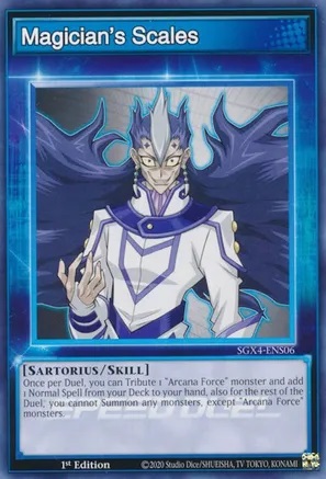 Magicians Scales - SGX4-ENS06 - Common - 1st Edition