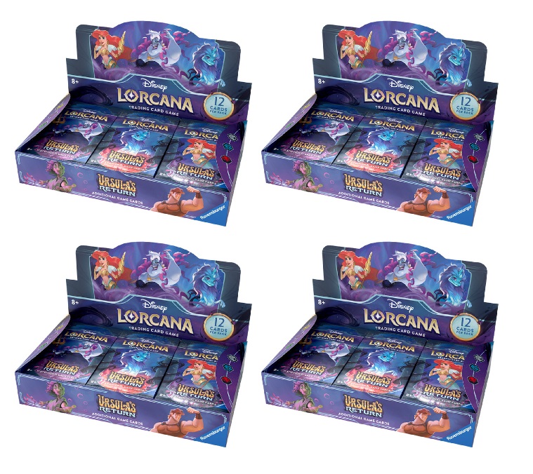 lorcana ursula's return booster box Disney TCG: Display – Little Shop of Magic including 1 foil in every pack Ursula's Return - Sleeved Booster