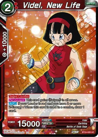 Videl, New Life - BT24-020 - UC - Silver Foil