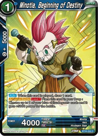 Minotia, Beginning of Destiny - BT24-044 - C - Silver Foil