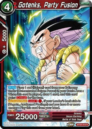 Gotenks, Party Fusion - BT24-016 - R - Foil