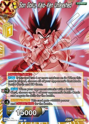 Son Goku, Kaio-Ken Unleashed - BT24-082 - R - Foil
