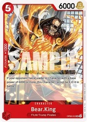 Bear.King - OP06-012 - UC - (Wings of the Captain Pre-release Promo)