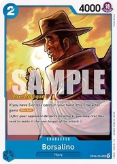 Borsalino - OP06-054 - UC - (Wings of the Captain Pre-release Promo)