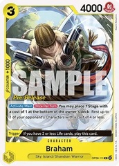 Braham - OP06-111 - C - (Wings of the Captain Pre-release Promo)