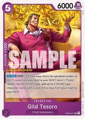 Gild Tesoro - OP06-071 - UC - (Wings of the Captain Pre-release Promo)