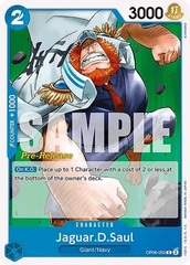 Jaguar.D.Saul - OP06-053 - C - (Wings of the Captain Pre-release Promo)