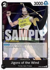 Jigoro of the Wind - OP06-084 - C - (Wings of the Captain Pre-release Promo)