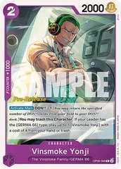 Vinsmoke Yonji - OP06-066 - C - (Wings of the Captain Pre-release Promo)