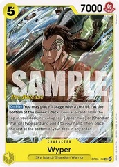 Wyper - OP06-114 - UC - (Wings of the Captain Pre-release Promo)