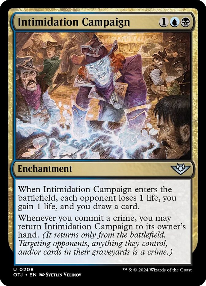 Intimidation Campaign - Foil