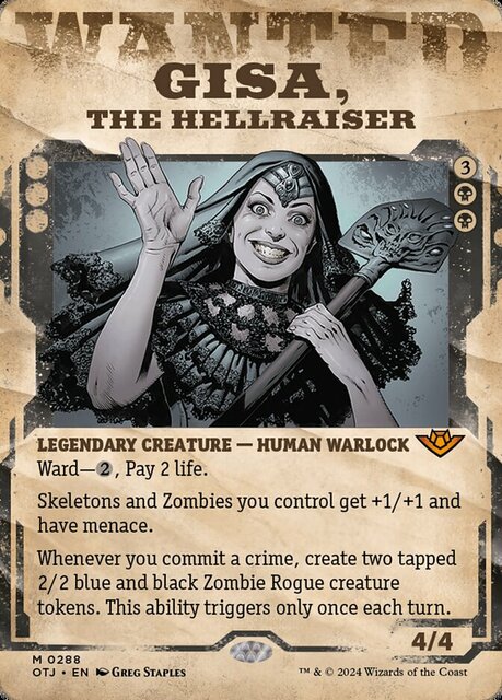 Gisa, the Hellraiser - Foil - Showcase