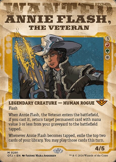 Annie Flash, the Veteran - Showcase