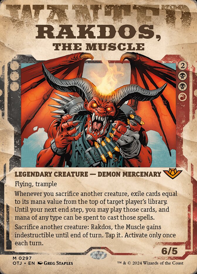 Rakdos, the Muscle - Foil - Showcase