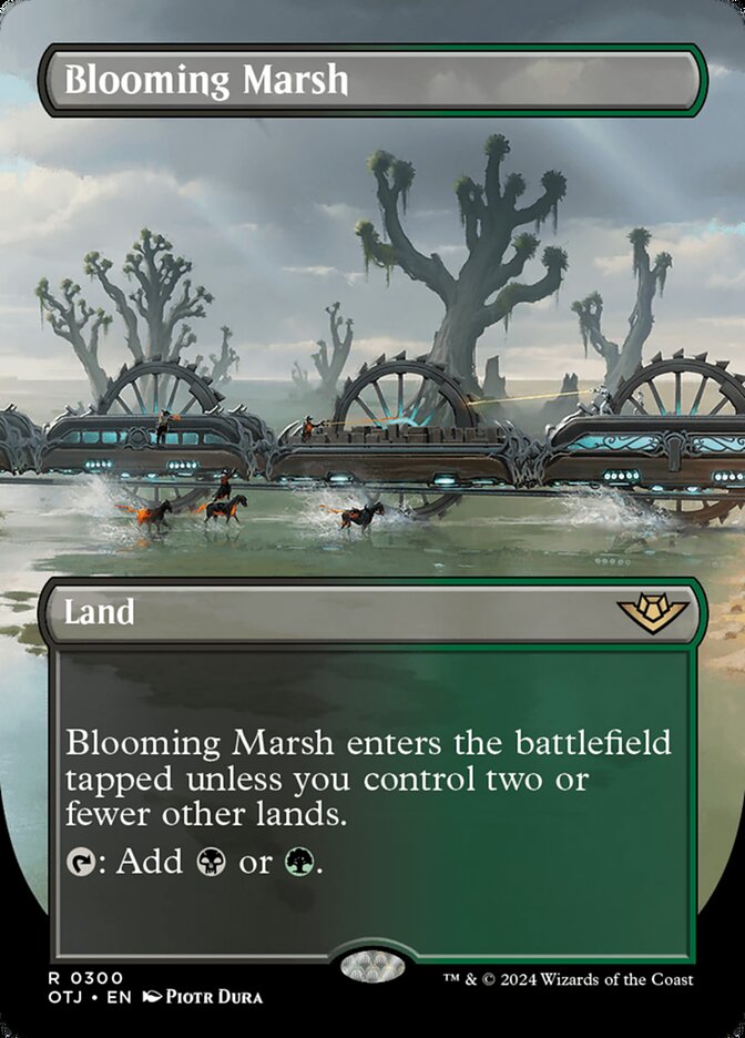 Blooming Marsh ~~ Borderless - Foil