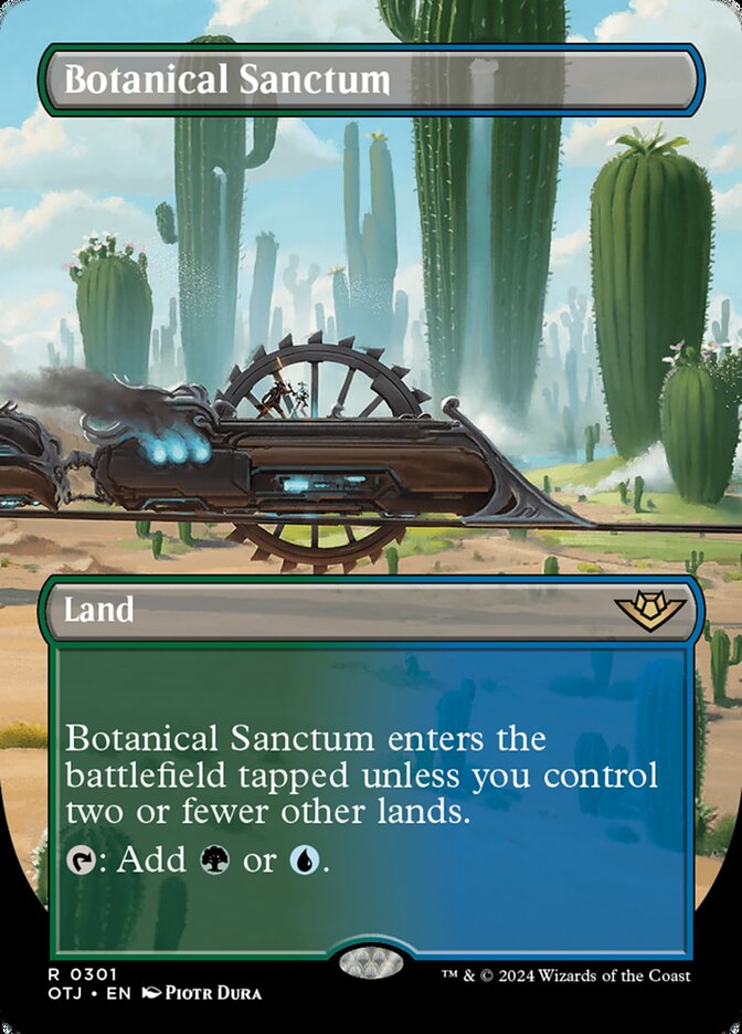 Botanical Sanctum ~~ Borderless - Foil