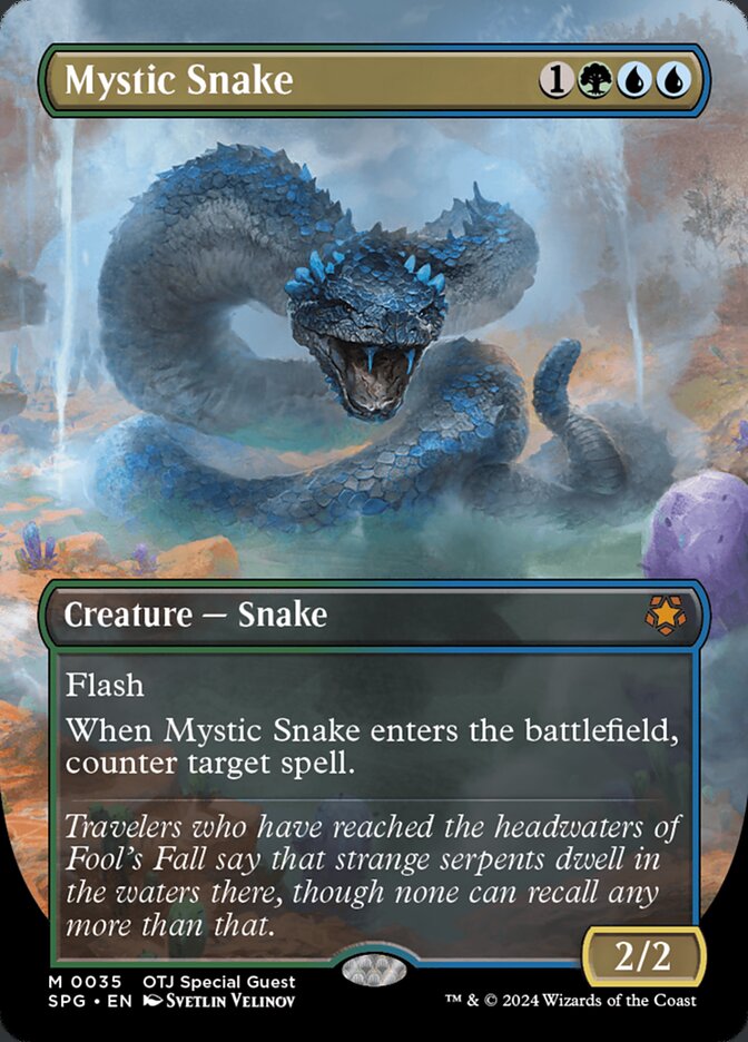 Mystic Snake ~~ Borderless