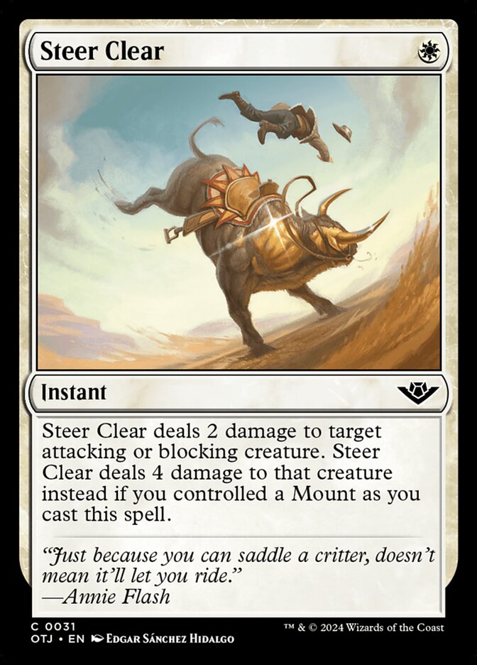 Steer Clear - Foil