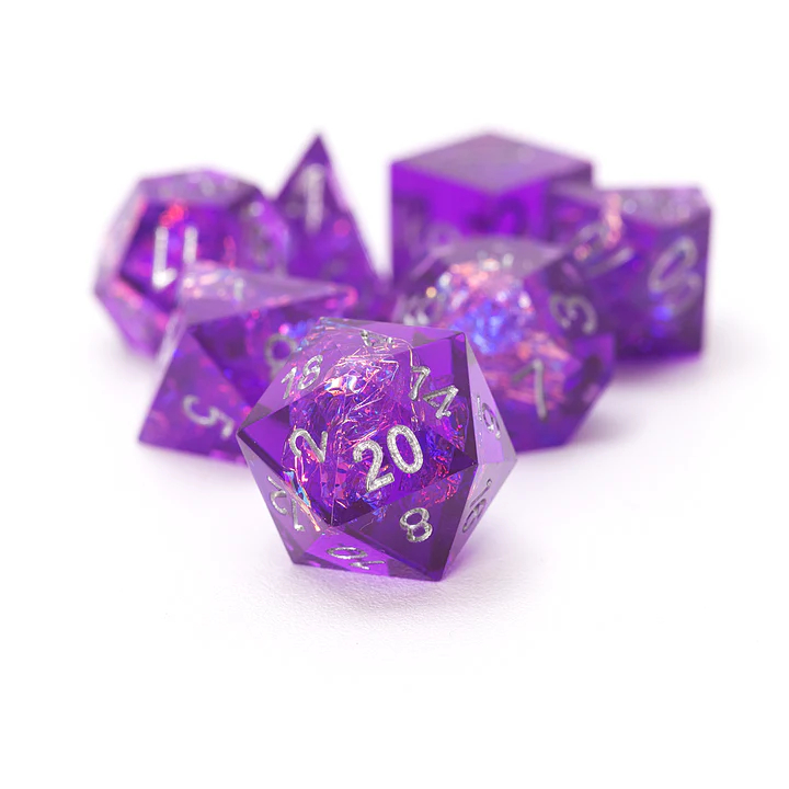 7-Dice Fairy Set - Sharp Purple