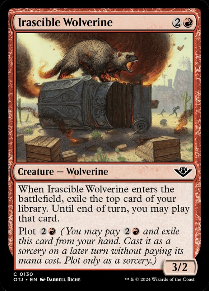 Irascible Wolverine - Foil