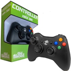 Old Skool Wireless Xbox 360 Controller Black