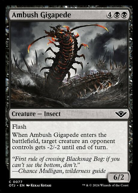 Ambush Gigapede - Foil