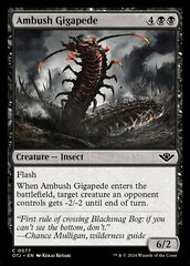 Ambush Gigapede - 0077 - Foil