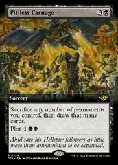 Pitiless Carnage - Foil - Extended Art