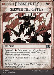 Skewer the Critics - Foil