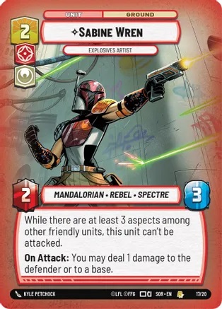 Sabine Wren - Explosives Artist (Weekly Play Promos) - Foil