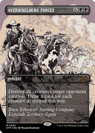 Overwhelming Forces - Textured Foil