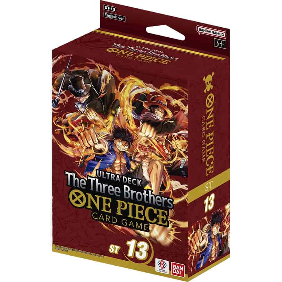 one piece tcg starter deck 6 Starter Deck - Ultra Deck: The Three Brothers - One Piece TCG Sealed  Products » One Piece TCG Starter Decks
