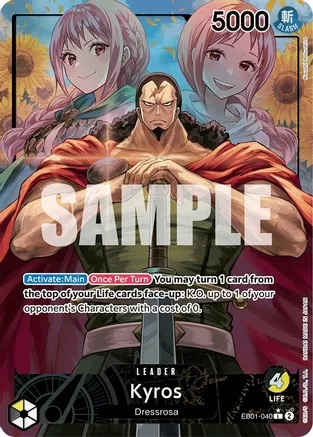 Kyros - EB01-040 - L - Alternate Art - Foil