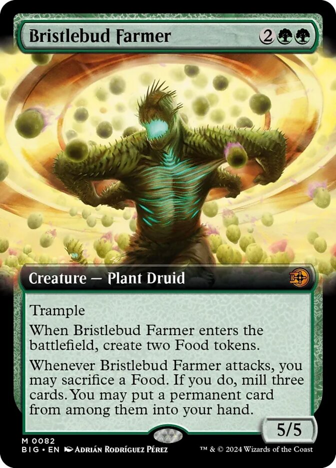 Bristlebud Farmer - Foil - Extended Art