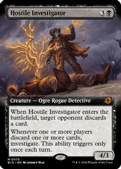 Hostile Investigator - Foil - Extended Art