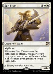 Sun Titan - Commander: Outlaws of Thunder Junction