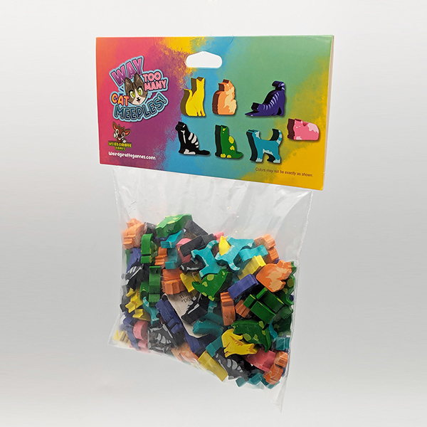 Way Too Many Cats Meeples