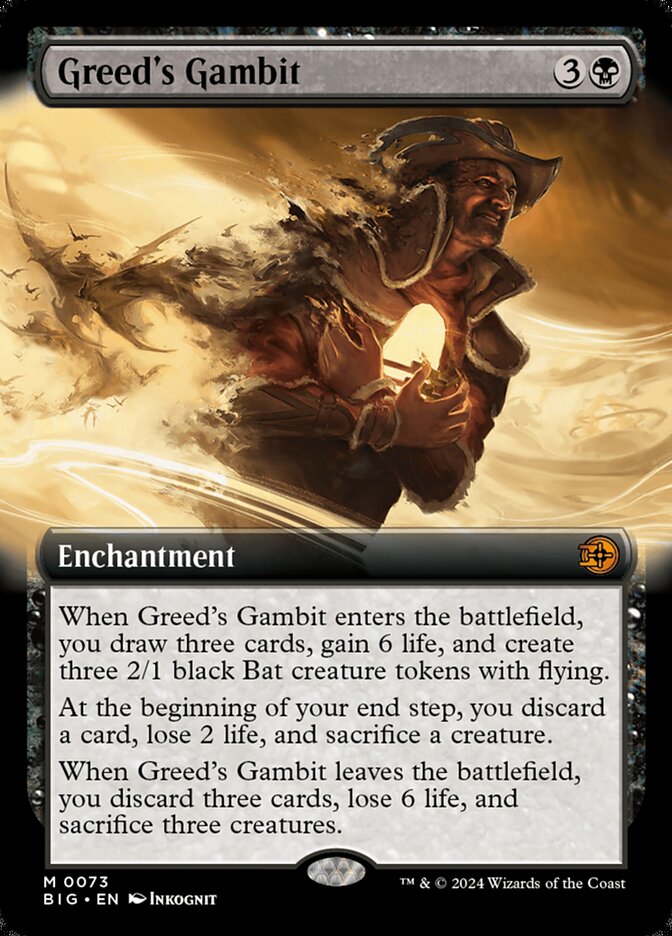 Greeds Gambit - Extended Art