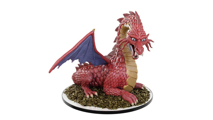 Dungeons and Dragons - Icons of the Realms: 50th Anniversary Classic Red Dragon - Miniature