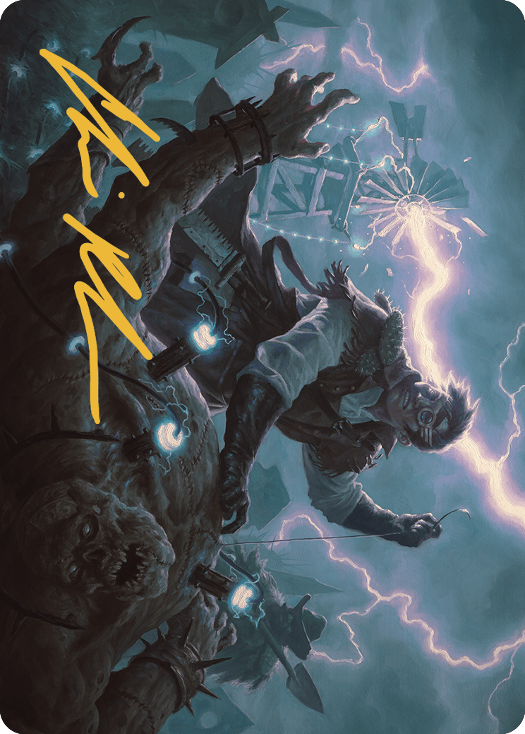 Geralf, the Fleshwright Art Card - Gold-Stamped Signature