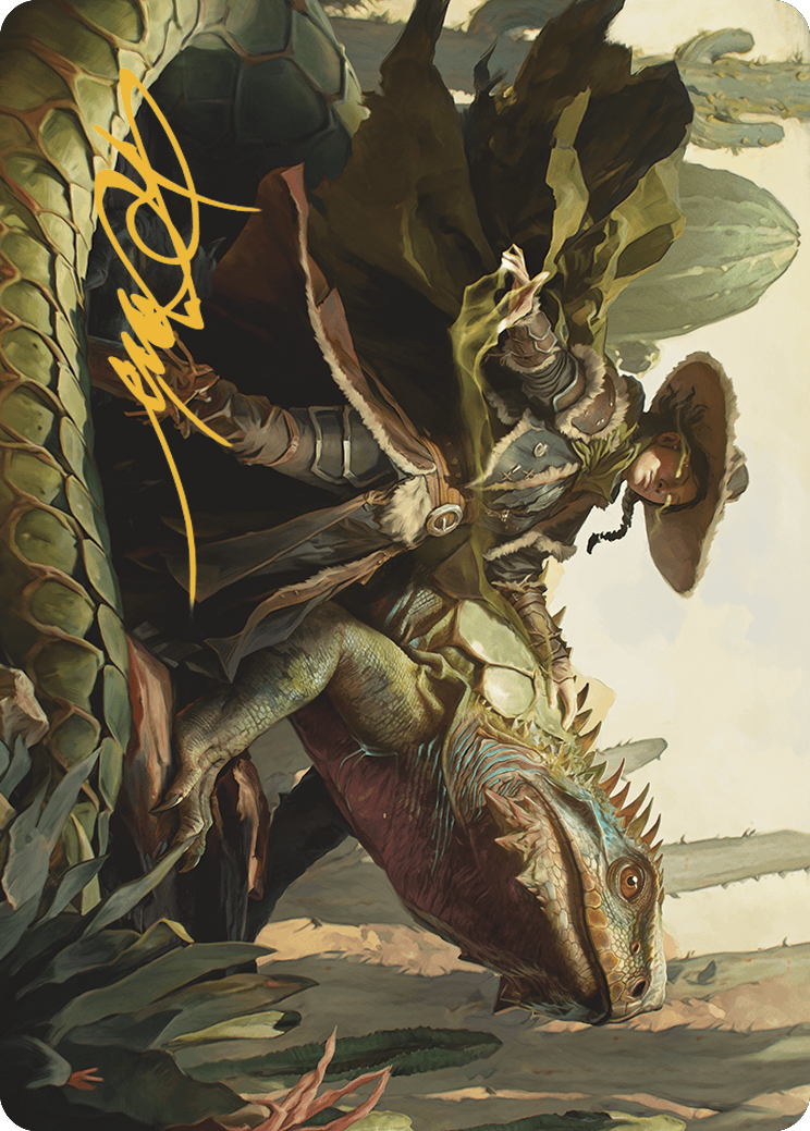 Outcaster Trailblazer Art Card - Gold-Stamped Signature