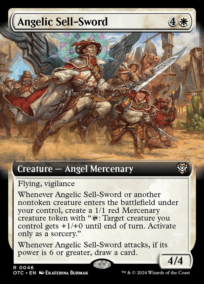 Angelic Sell-Sword - Extended Art Angelic Sell-Sword - Extended Art