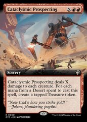 (60) Cataclysmic Prospecting - FOIL - EXTENDED ART