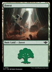 Forest (0285) - Foil (Outlaws of Thunder Junction)