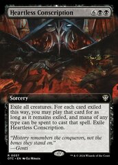 [DEPRECATED] (Duplicate) Heartless Conscription - Extended Art - Foil
