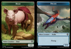 [DEPRECATED] (Duplicate) Boar (0016) // Drake (0005) Double-sided Token - Foil